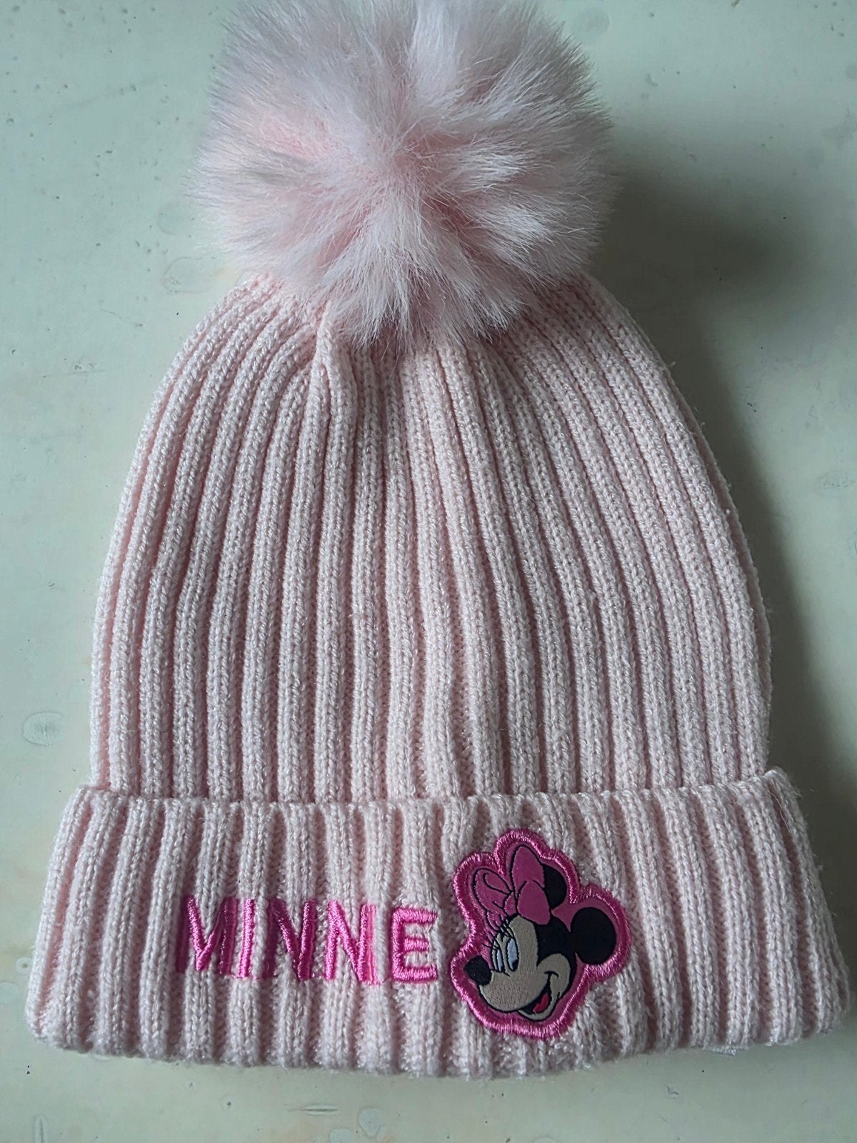 Roze Minnie Mouse Muts voor Meisjes 2-3 Jaar, Disney, Meisje, Nieuw, Ophalen of Verzenden
