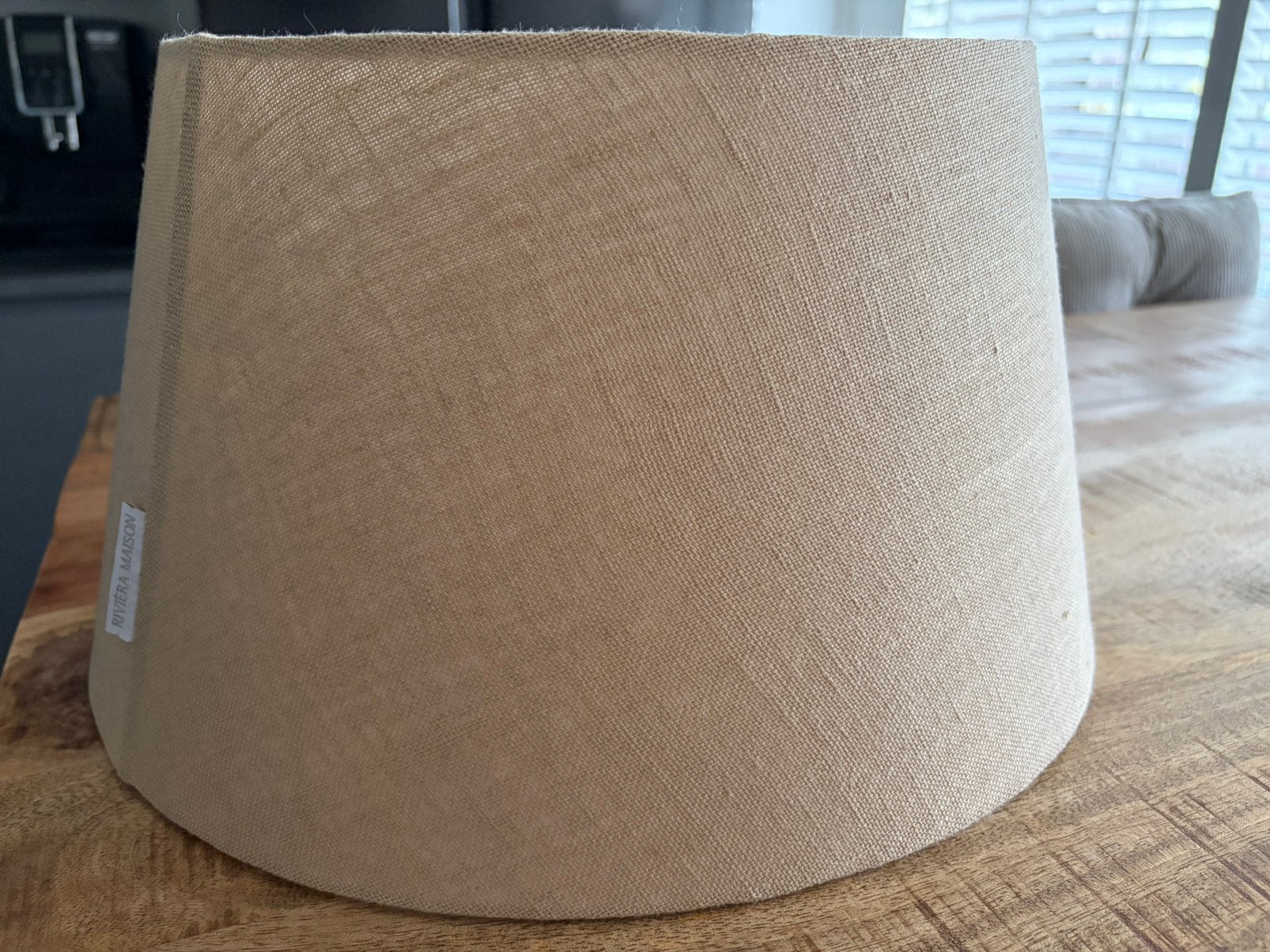Riviera maison lampenkappen, Overige typen, Beige, Rond, Ophalen of Verzenden