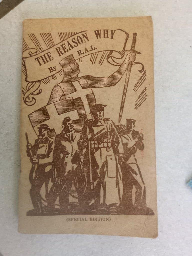 The reason why  by  r.a.l, Ophalen of Verzenden, Overige soorten, Engeland, Boek of Tijdschrift