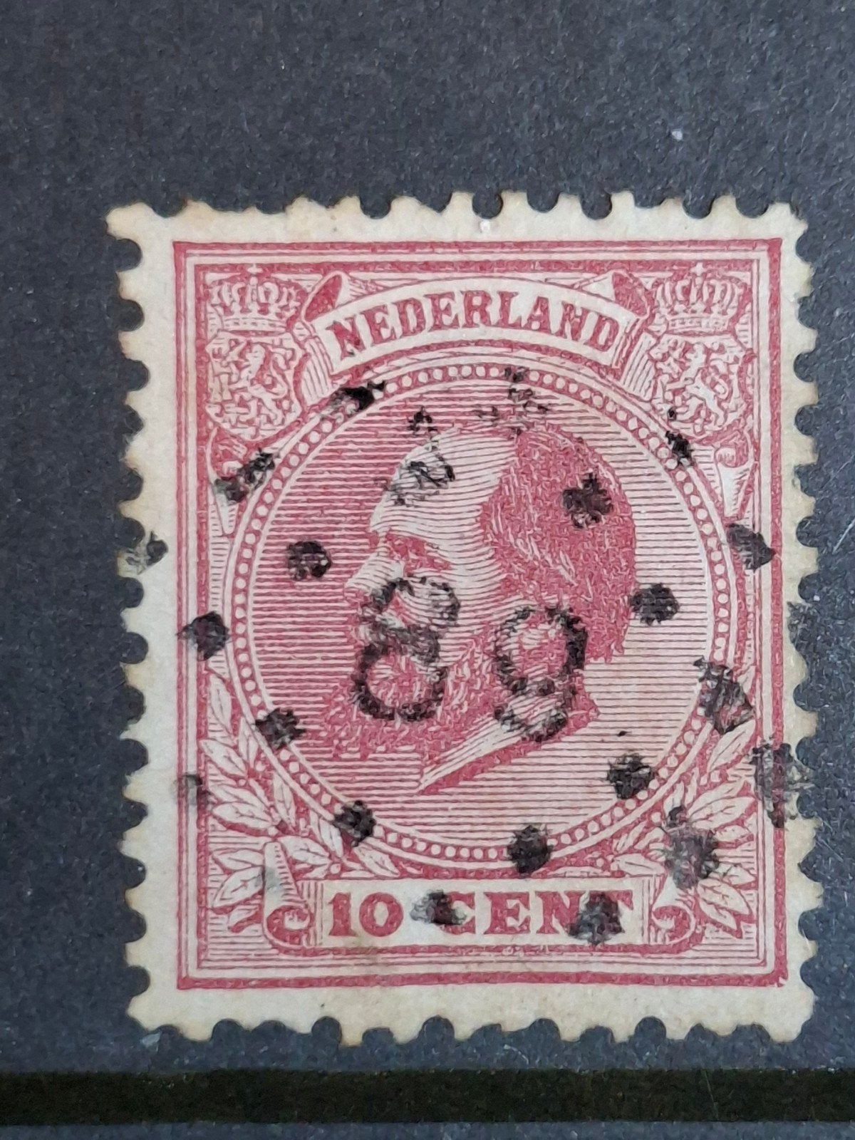 Puntstempel zegel nr 89 Purmerend nvph nr 21, Ophalen of Verzenden