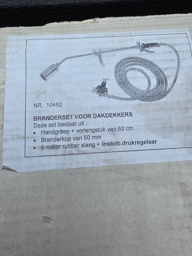 Dakbedekking brander nieuw, Ophalen of Verzenden, Nieuw