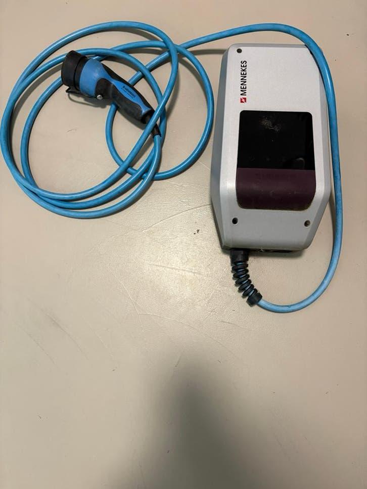 Mennekes Amtron compact 3 fase 16A 5m type 2 autolader, Ophalen of Verzenden, Gebruikt, Laadpaal