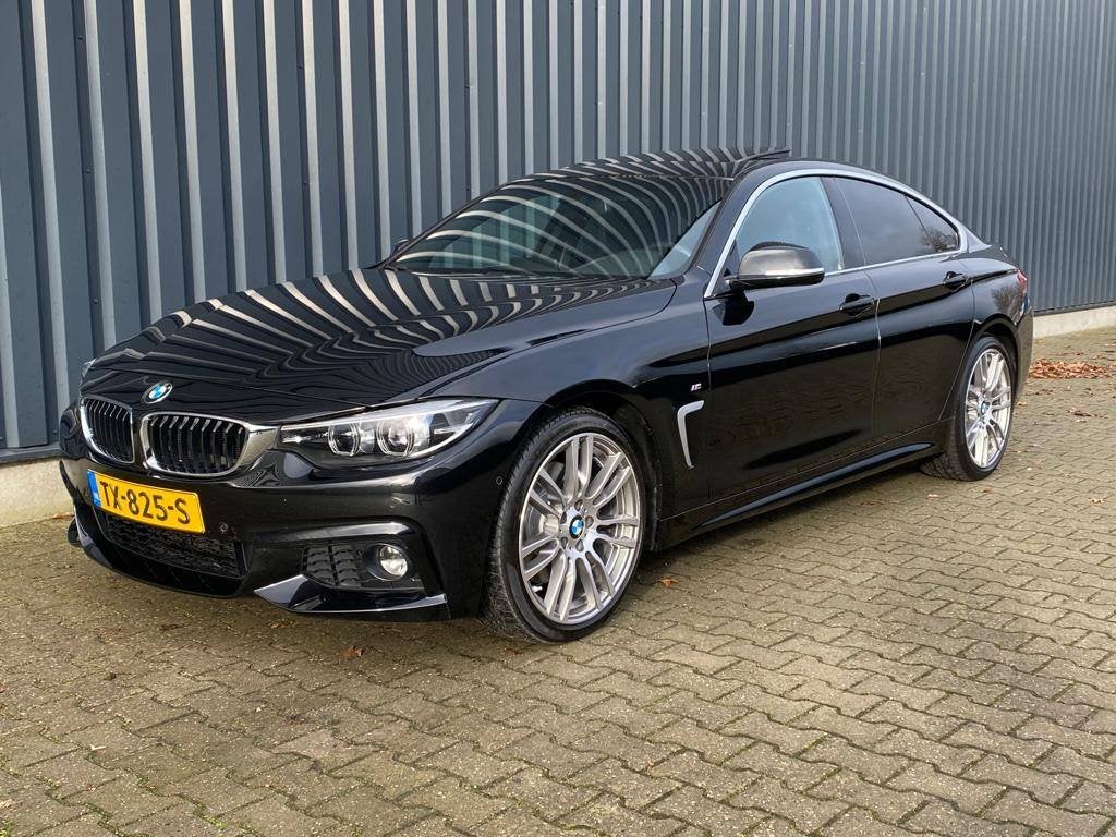 BMW 4-Serie Gran Coupé 420i 280 pk zwart, Auto's, 1998 cc, Achterwielaandrijving, 4 cilinders, Zwart