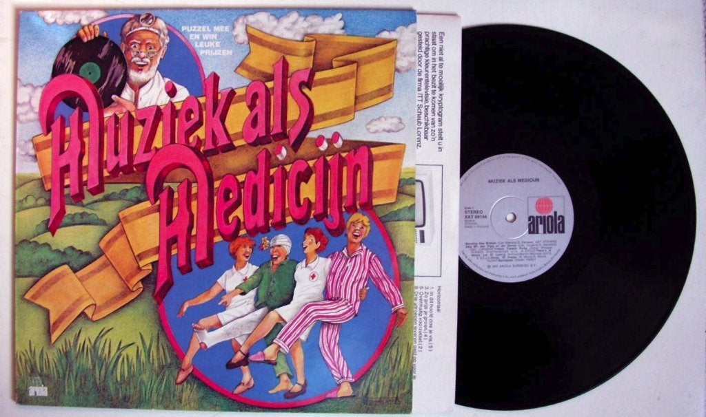 Muziek als medicijn 12 nrs LP 1975 ZGAN, LP, Ophalen of Verzenden, Zo goed als nieuw, Pop