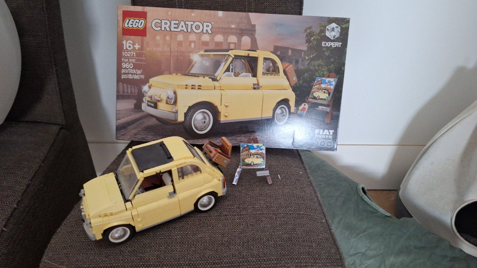 LEGO Creator Expert Fiat 500 (10271) - Zo goed als nieuw, Ophalen, Zo goed als nieuw