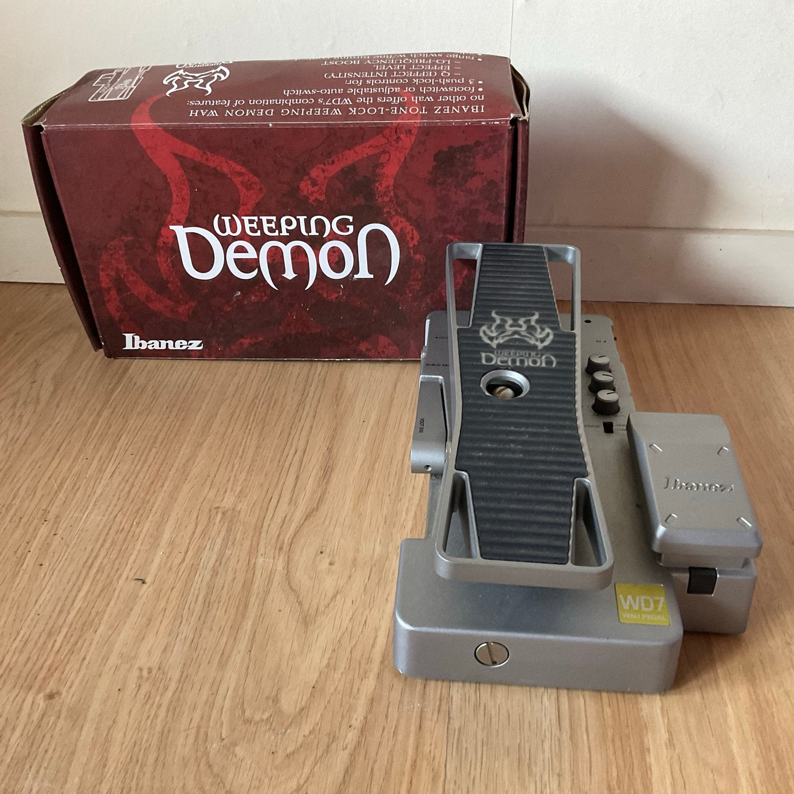 Ibanez WD7 Weeping Demon Wah Pedaal - Zo goed als nieuw, Muziek en Instrumenten, Ophalen of Verzenden, Zo goed als nieuw, Wah Wah