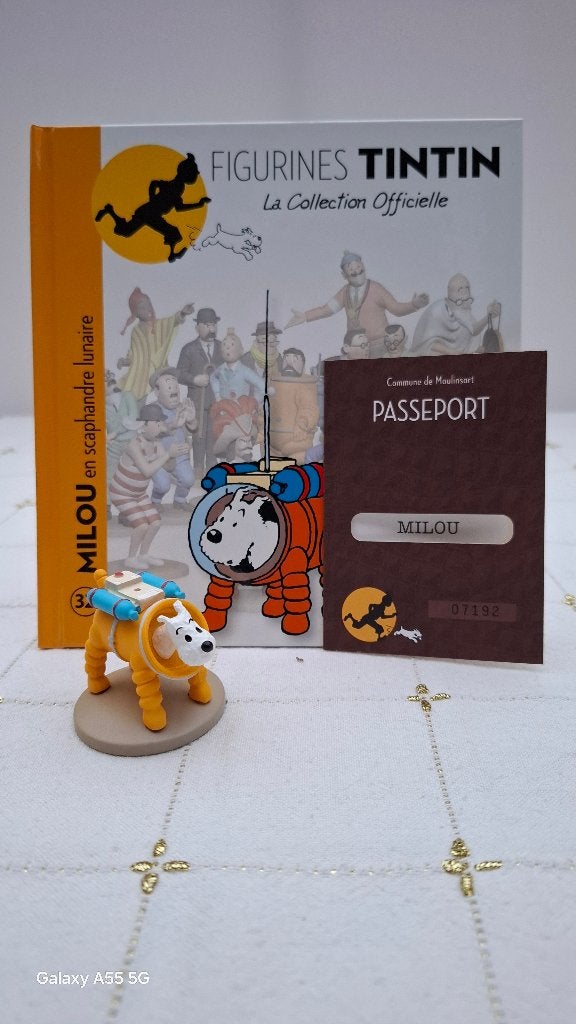 Beeldje Kuifje Tintin nr 32, Ophalen of Verzenden, Kuifje, Zo goed als nieuw, Beeldje of Figuurtje