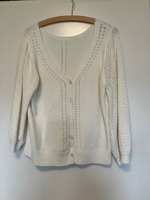 Prachtig vest van POOOLS, maat 40, off-white, katoen, Maat 38/40 (M), Wit, Nieuw, Ophalen of Verzenden