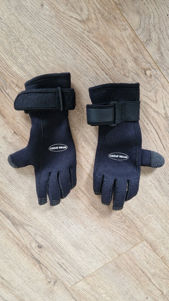 Diving Sports neopreen duikhandschoenen - L – ca. 3 mm, Watersport en Boten, Ophalen of Verzenden, Zo goed als nieuw, Duikpak