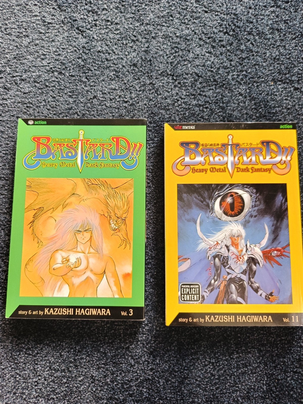 2x manga stripboeken Bastard!! Heavy metal dark fantasy, Boeken, Ophalen of Verzenden, Zo goed als nieuw, Japan (Manga), Meerdere comics