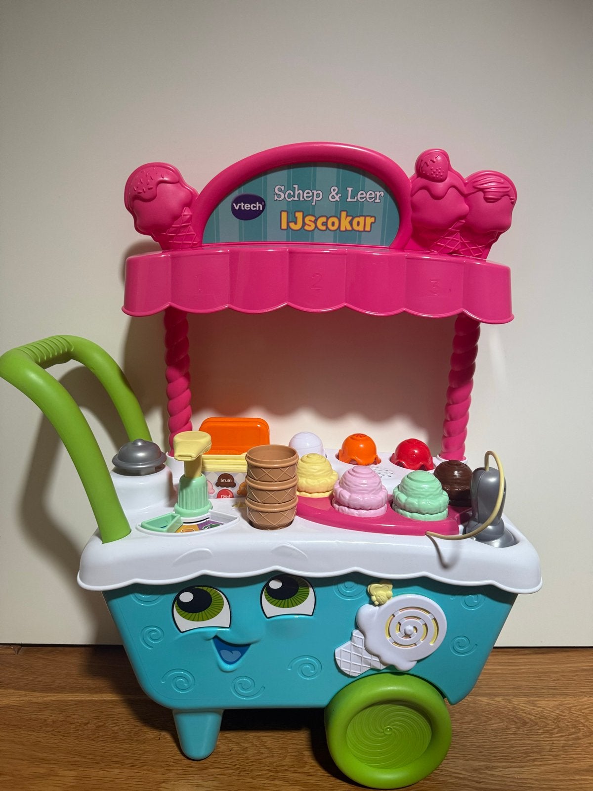 VTech Schep & Leer IJscokar, Kinderen en Baby's, Speelgoed | Overig, Zo goed als nieuw, Jongen of Meisje, Ophalen