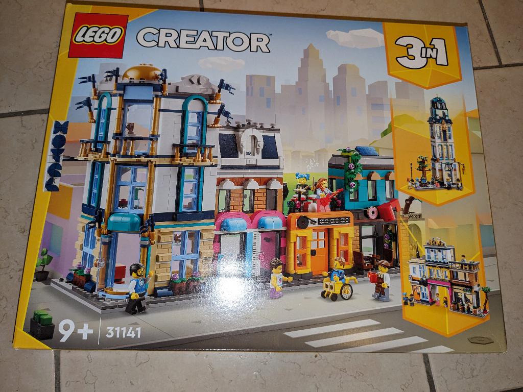 Lego Creator 3in1 - Hoofdstraat, Main Street - 31141, Lego, Nieuw, Ophalen of Verzenden, Compleet