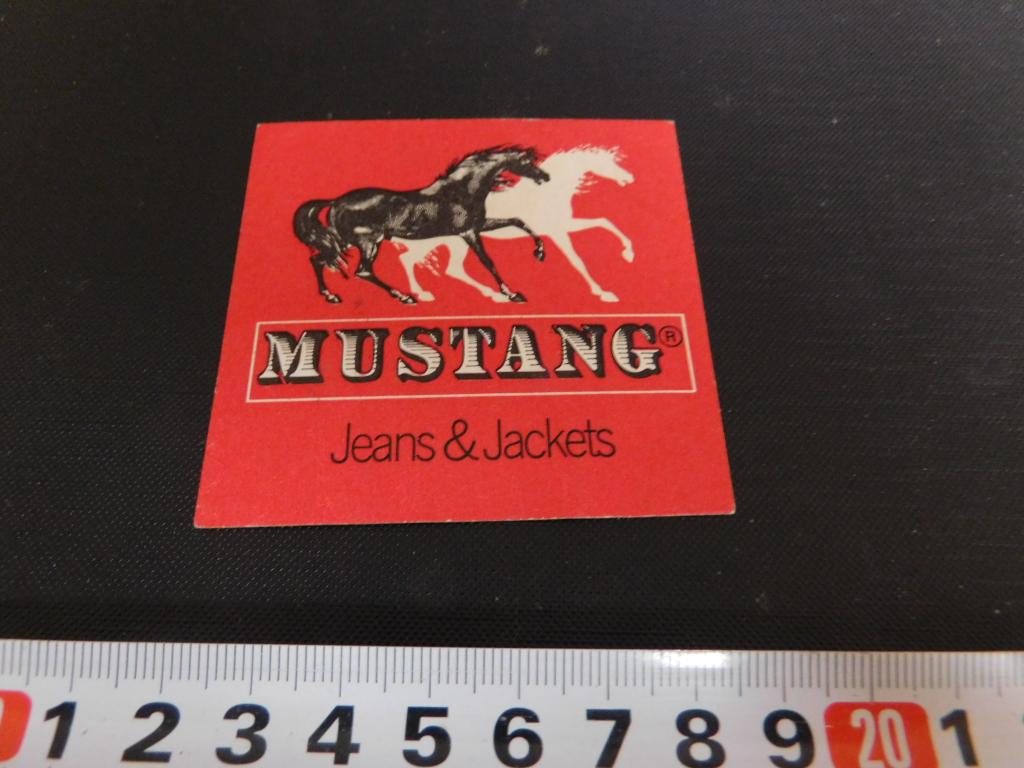 sticker MUSTANG Jeans & Jackets  GD347 *, Ophalen, Zo goed als nieuw