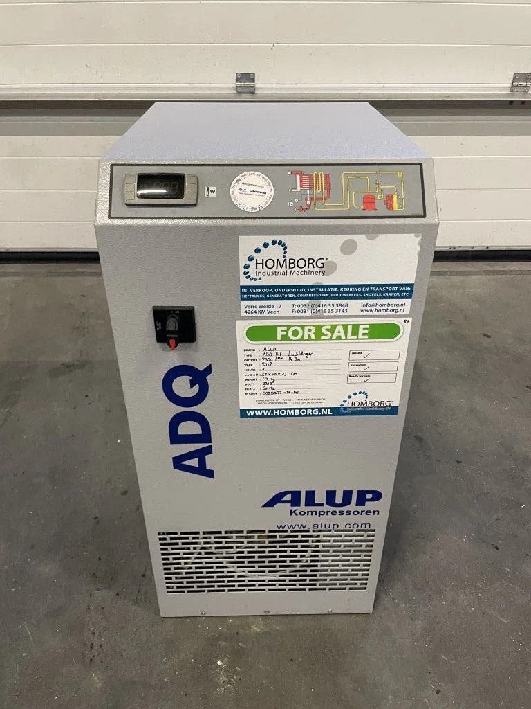 Alup ADQ 141 luchtdroger 2.350 L/min. 14 Bar (bj 2018), Ophalen of Verzenden