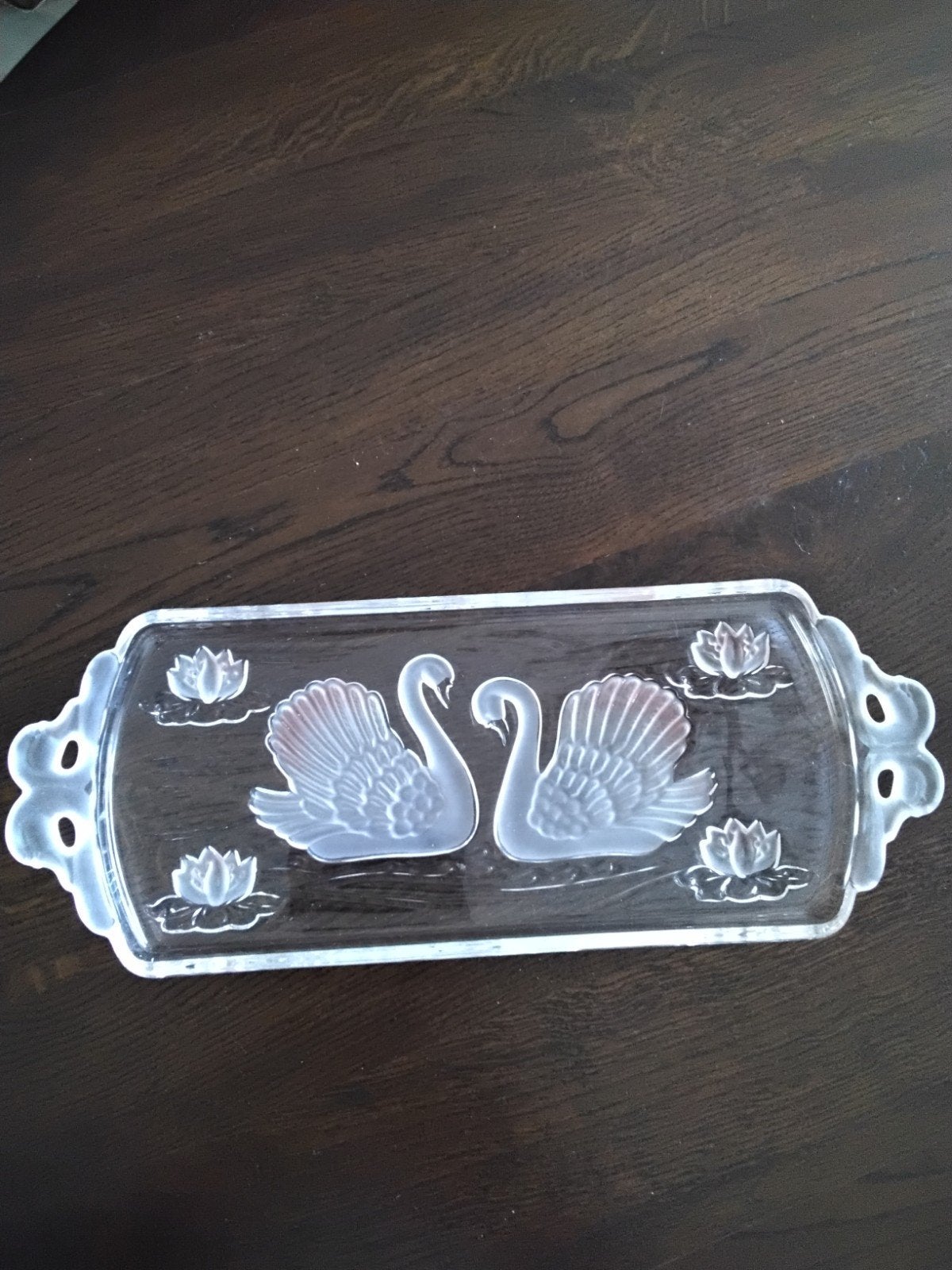 Vintage cakeschaal Mikasa Walther glas, Antiek en Kunst, Antiek | Glas en Kristal, Ophalen of Verzenden