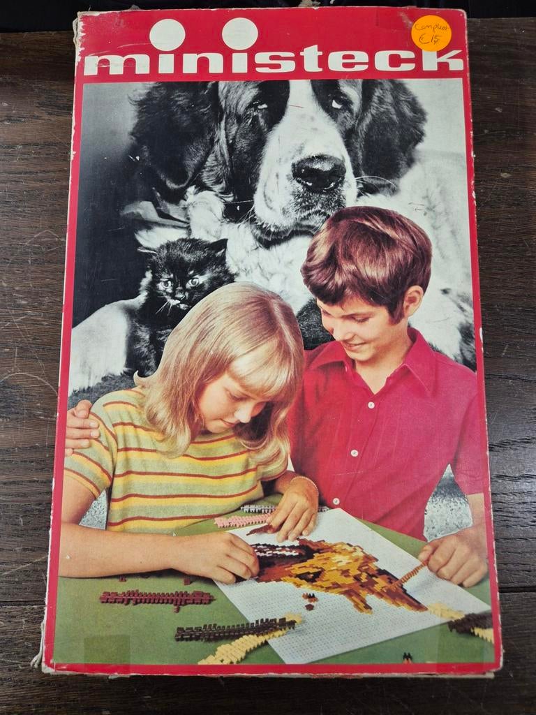 Vintage Ministek Box-set met Voorbeeldboek - Mijn Lievelinge, Gebruikt, Onbekend, Ophalen of Verzenden, Onbekend