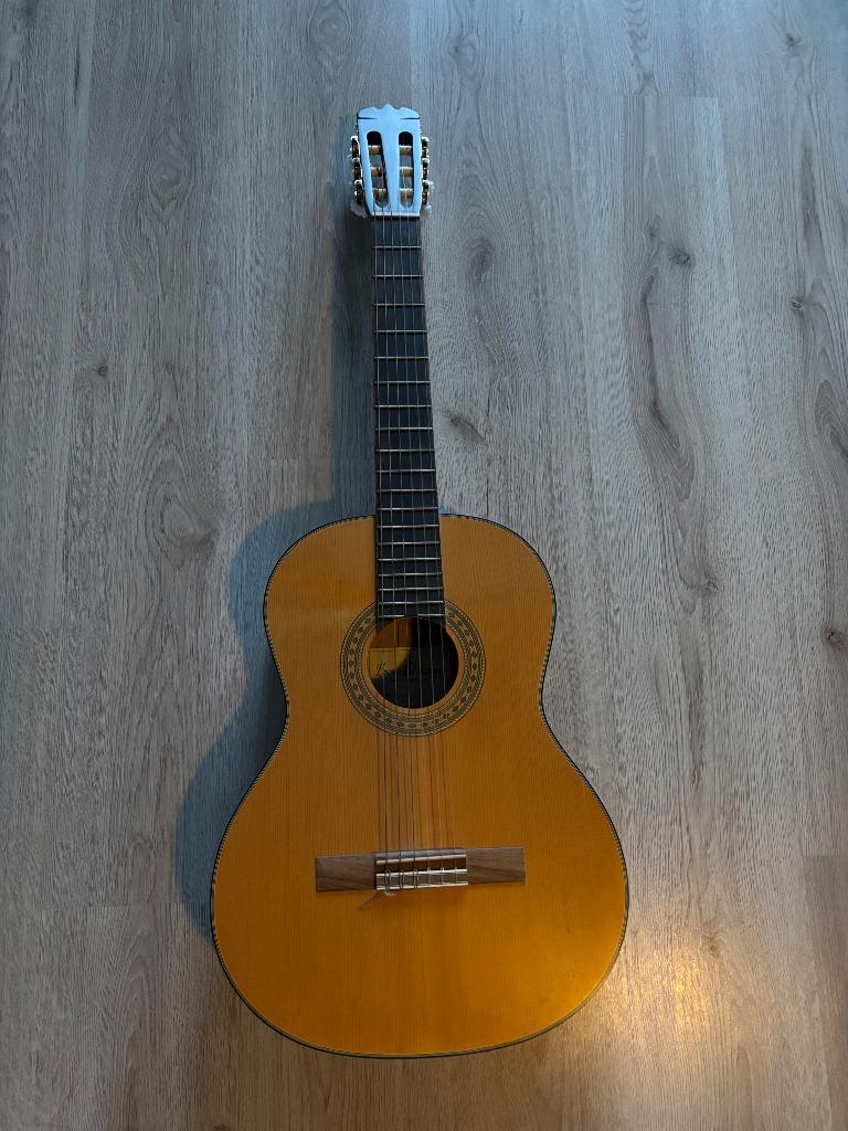 Gitaar incl. standaard, Ophalen, Zo goed als nieuw, Klassieke of Spaanse gitaar