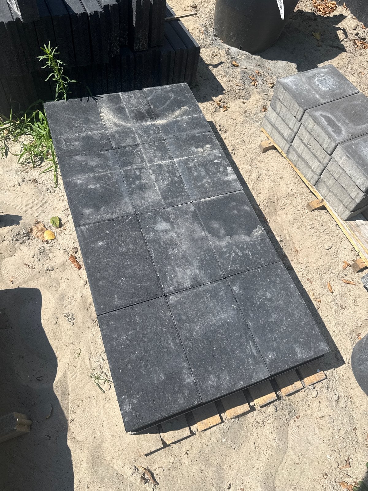 Betontegels 30x20 Nieuw Antraciet - 40 stuks, Ophalen, Nieuw, Minder dan 5 m², Beton