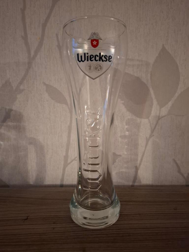 Bierglas Wieckse, Ophalen of Verzenden, Zo goed als nieuw, Glas of Glazen, Overige merken