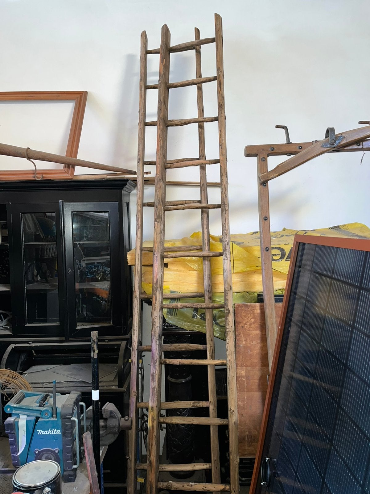 Oude houten laders pluk ladders, Ophalen of Verzenden, Gebruikt