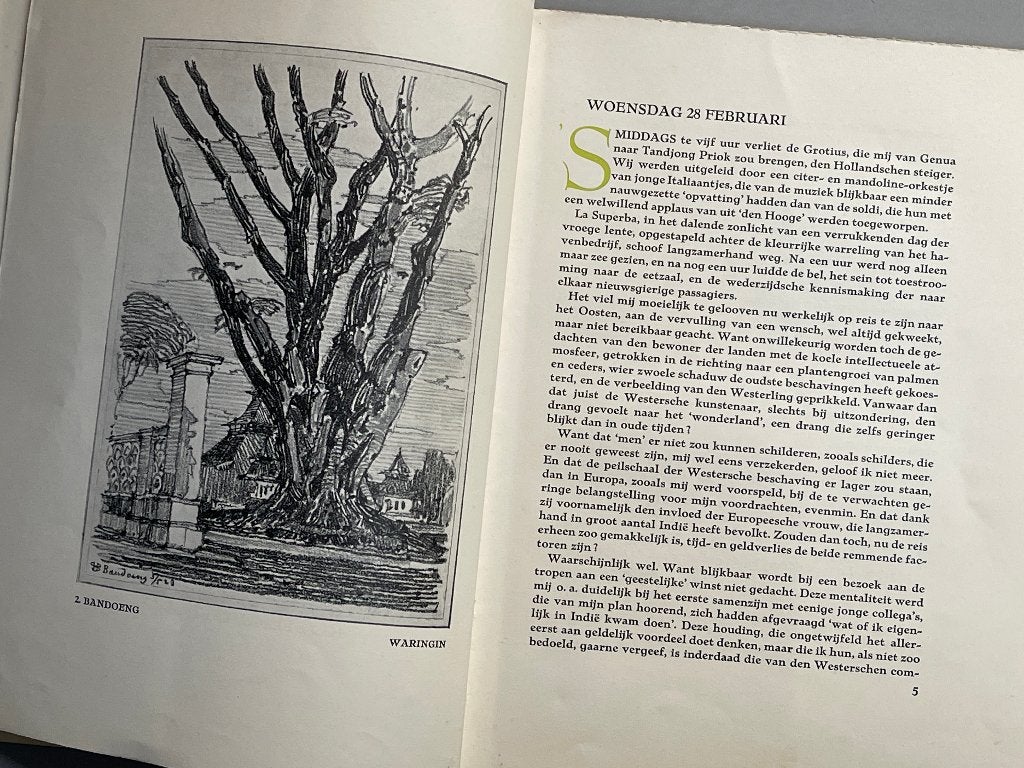 Mijn Indische reis H. P. Berlage - originele uitgave 1931, Antiek en Kunst, Ophalen of Verzenden