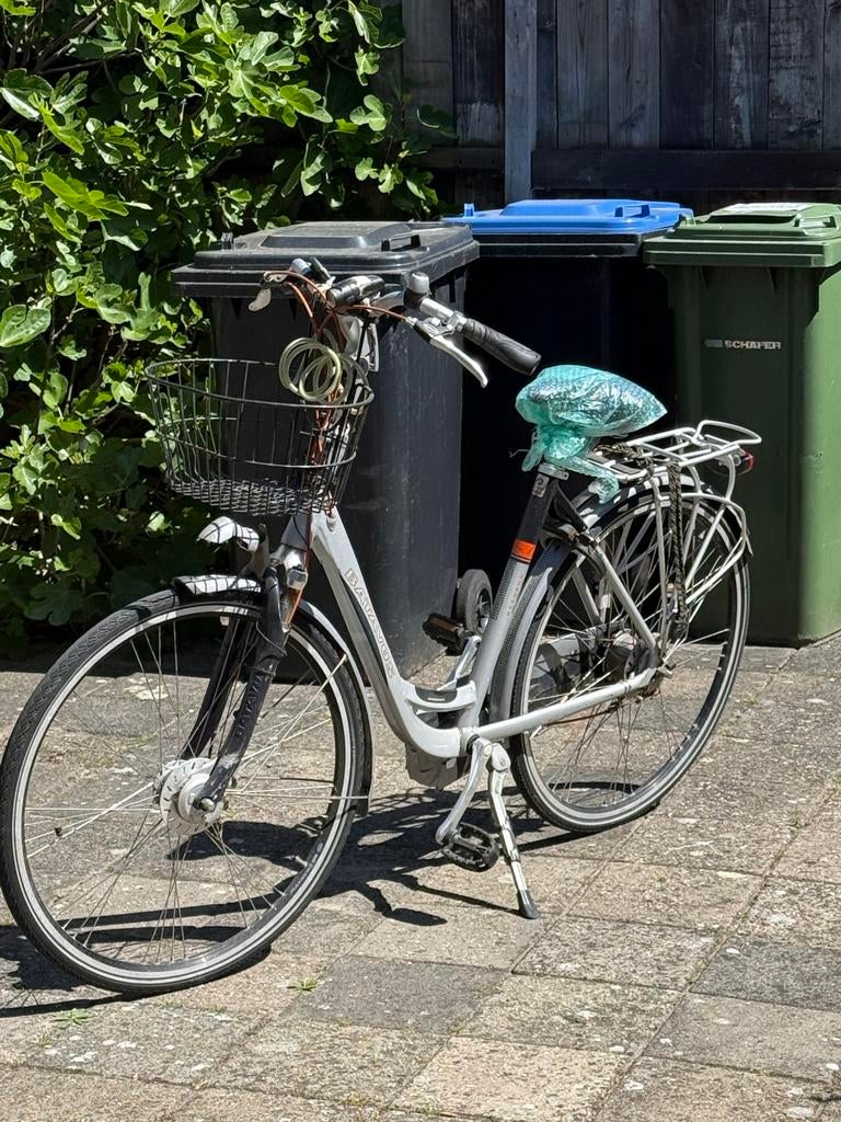 Mooie Batavus fiets met lage instap en mandje, Velgrem, Batavus, Ophalen of Verzenden, 50 tot 53 cm
