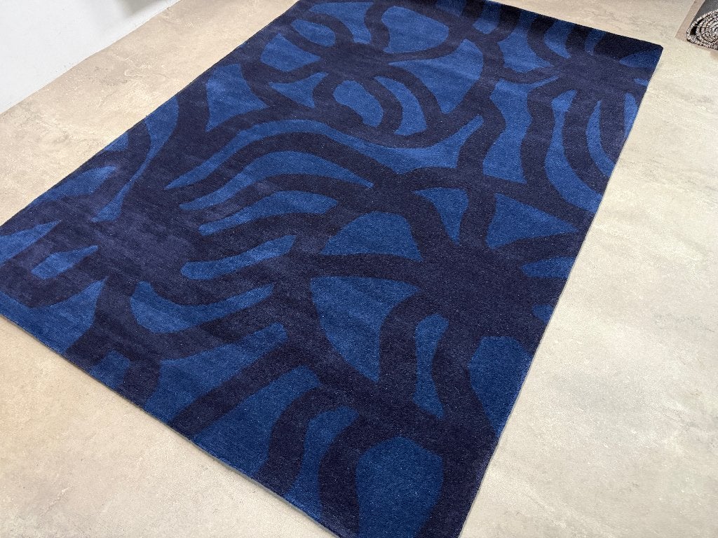 Vloerkleed Brink en Campman Joonas Dark Blue 170 x 240 cm, Huis en Inrichting, 150 tot 200 cm, Ophalen of Verzenden, A, Rechthoekig