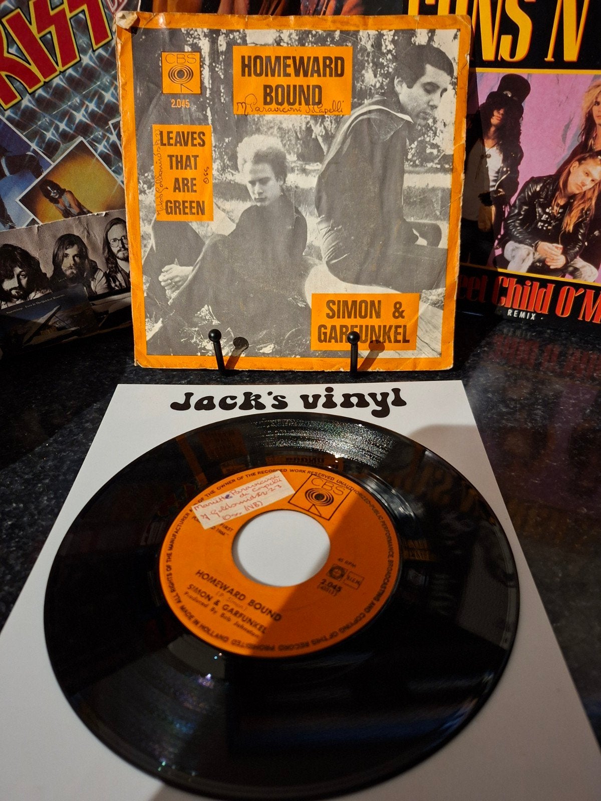 Simon & Garfunkel - Homeward Bound / Leaves That Are 1966, Cd's en Dvd's, Vinyl | Pop, Gebruikt, 7 inch, Ophalen of Verzenden
