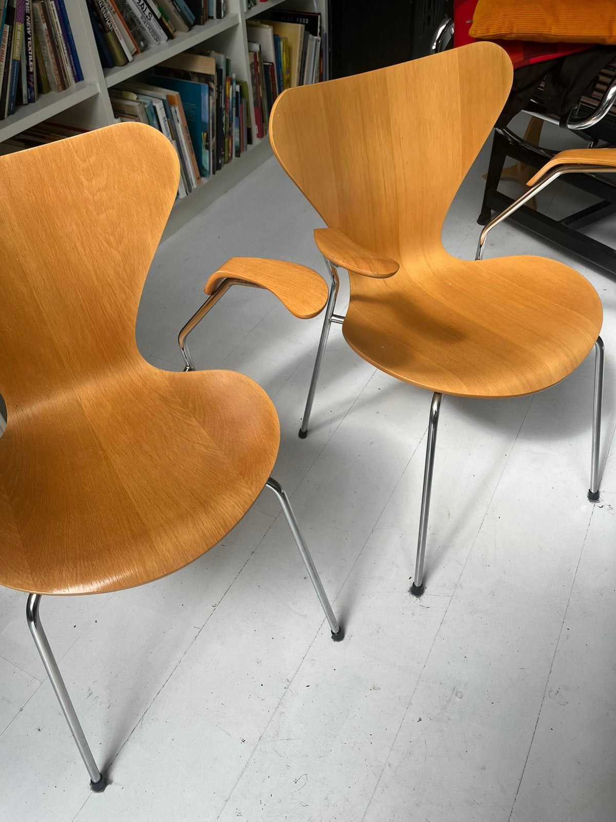 Fritz Hansen 4 stuks in een koop . Origineel!, Ophalen, Zo goed als nieuw, Vijf, Zes of meer stoelen
