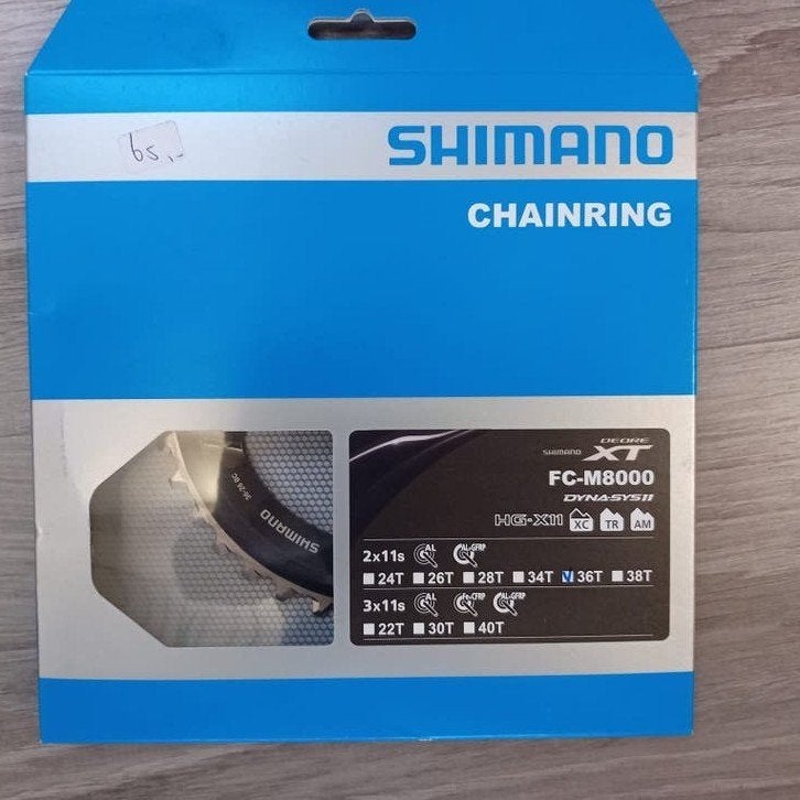Shimano Deore XT Kettingblad 36T voor 2x11s, Fietsen en Brommers, Verzenden, Nieuw, Mountainbike, Shimano