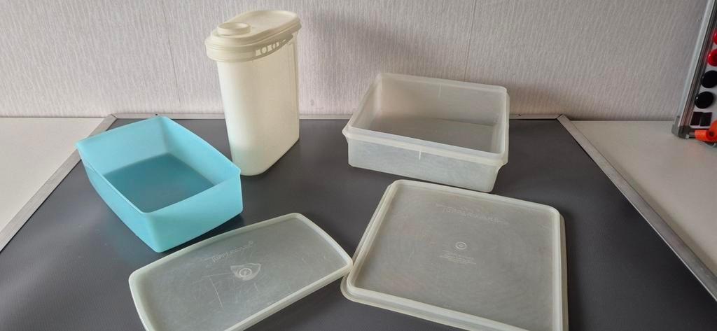 Partij Tupperware bakken + deksels, Ophalen of Verzenden, Gebruikt