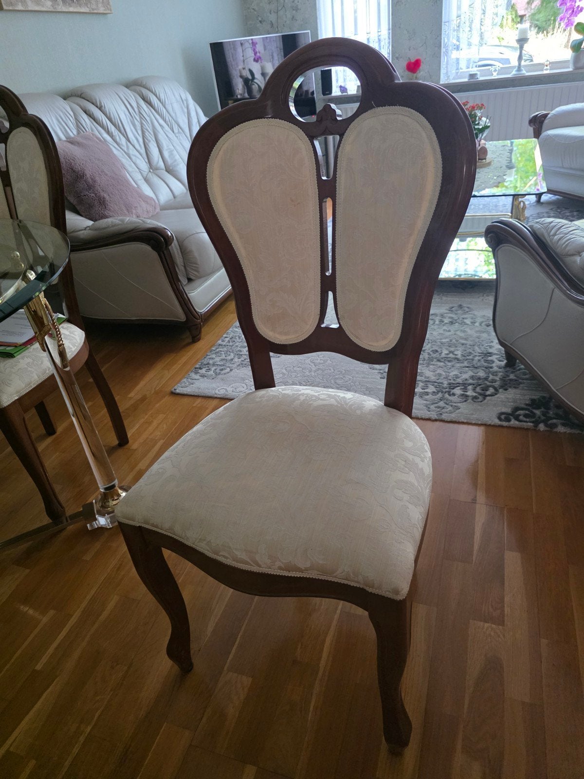 4x Queen Ann Stijl Eetkamerstoelen, Ophalen