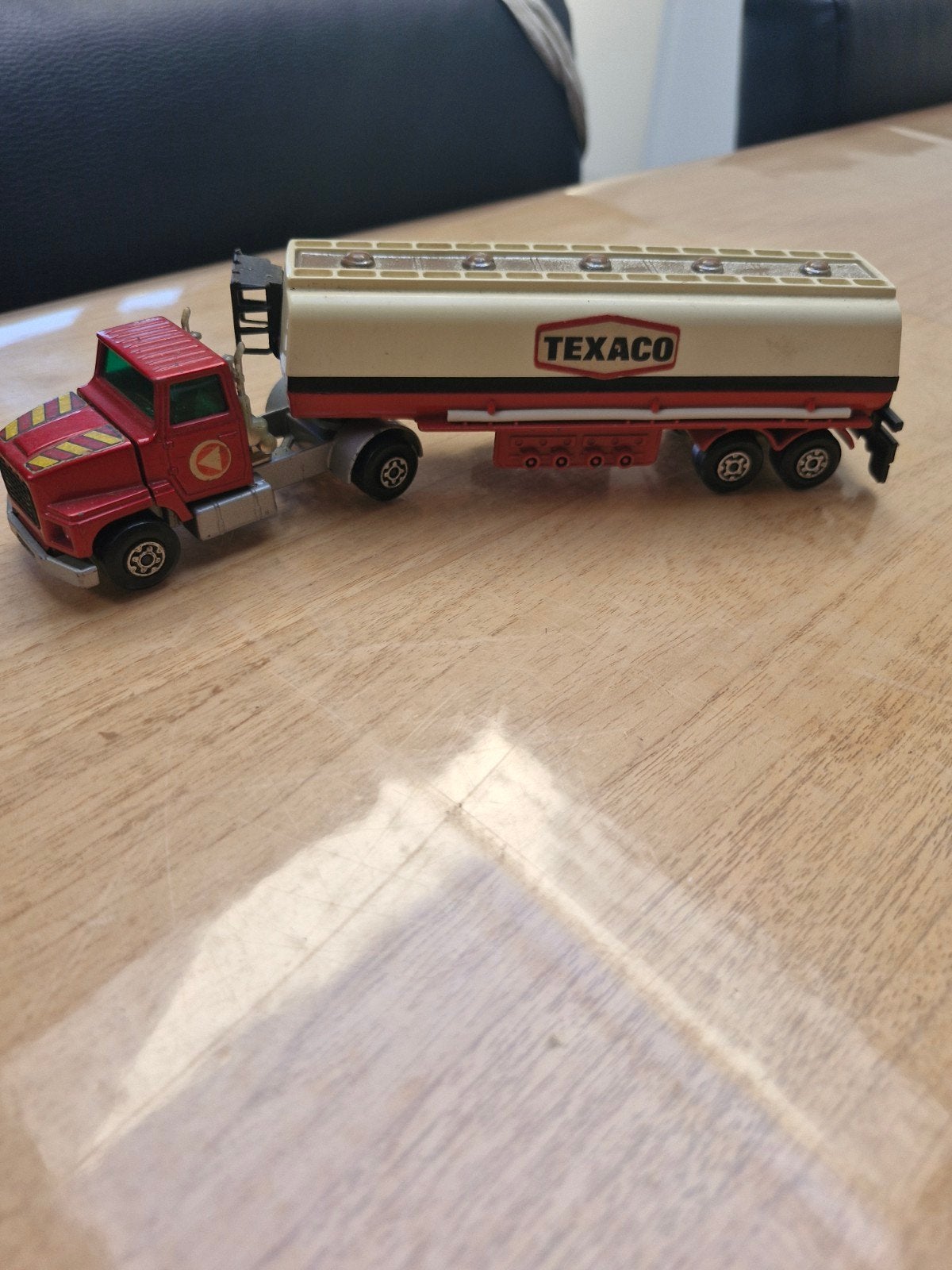 Matchbox Super Kings K18 Ford LTS Texaco Tanker 1973, Ophalen of Verzenden, Gebruikt