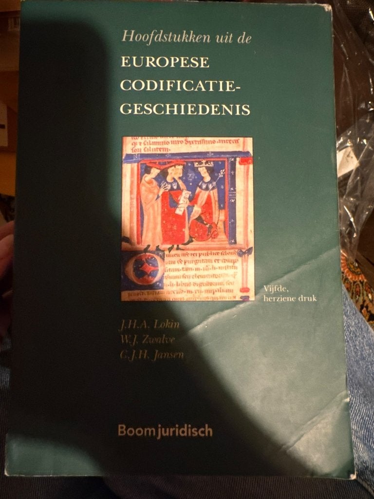 Hoofdstukken uit de Europese Codificatiegeschiedenis, Ophalen of Verzenden, Alpha, Gelezen, WO