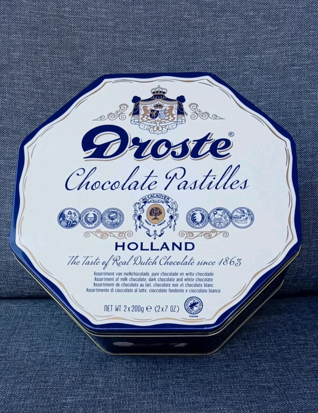 Vintage Droste blik, Verzamelen, Blikken, Ophalen of Verzenden, Nieuw, Overige, Droste