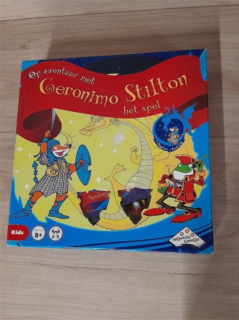 Op avontuur met Geronimo Stilton - het spel - s5556, Hobby en Vrije tijd, Gezelschapsspellen | Bordspellen, Verzenden, Zo goed als nieuw