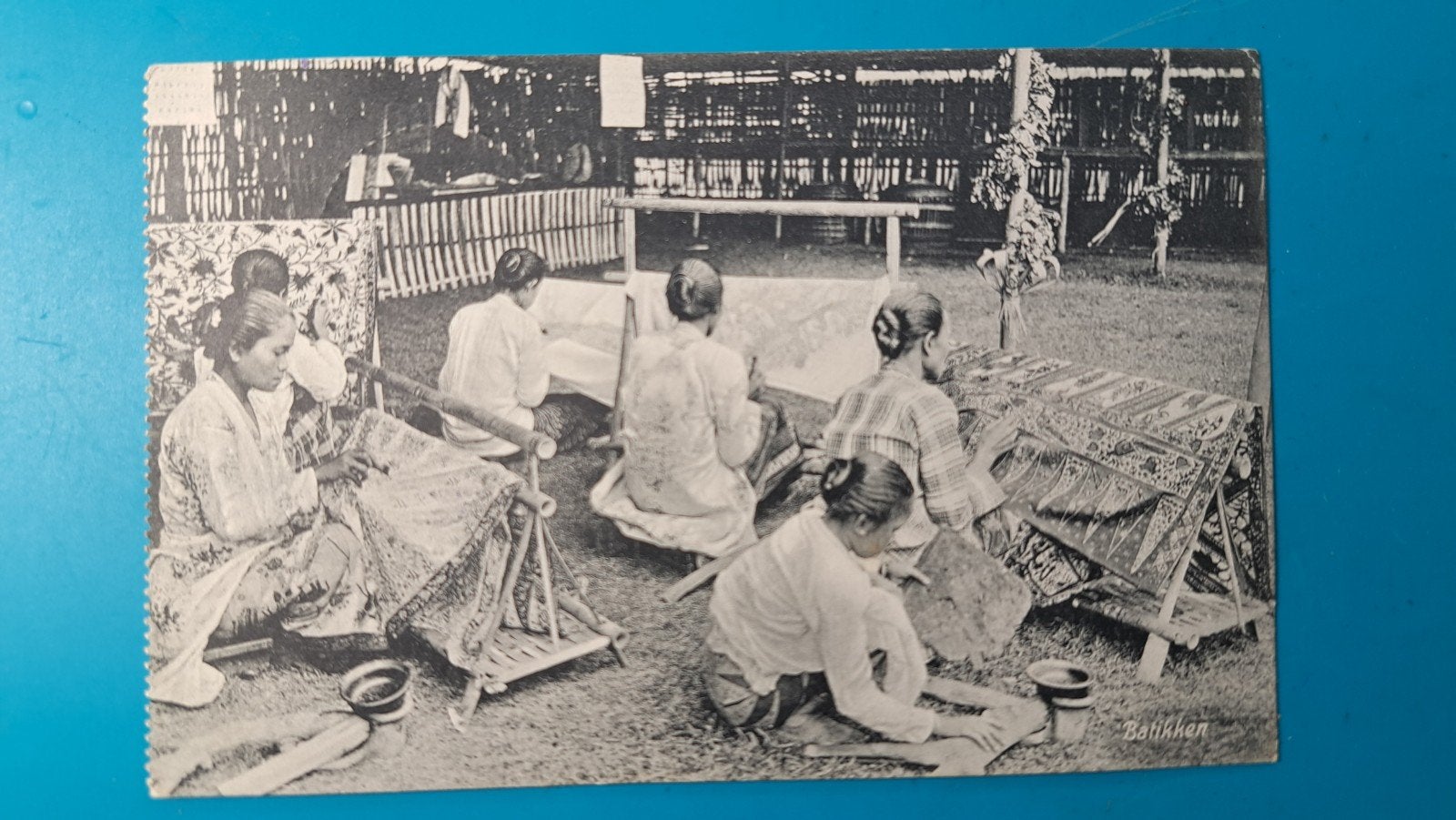 Nederlands Indië,  Indonesië,  Batikken , 1915, Ophalen of Verzenden, Voor 1920, Gelopen, Buiten Europa