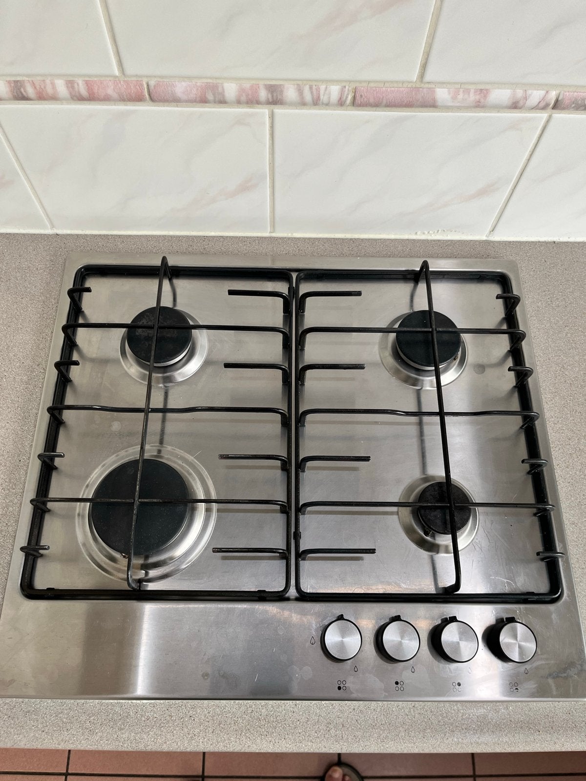 IKEA Inbouw Gaskookplaat - 4 Pitten, Witgoed en Apparatuur, Kookplaten, Ophalen, Gebruikt, 4 kookzones, Inbouw