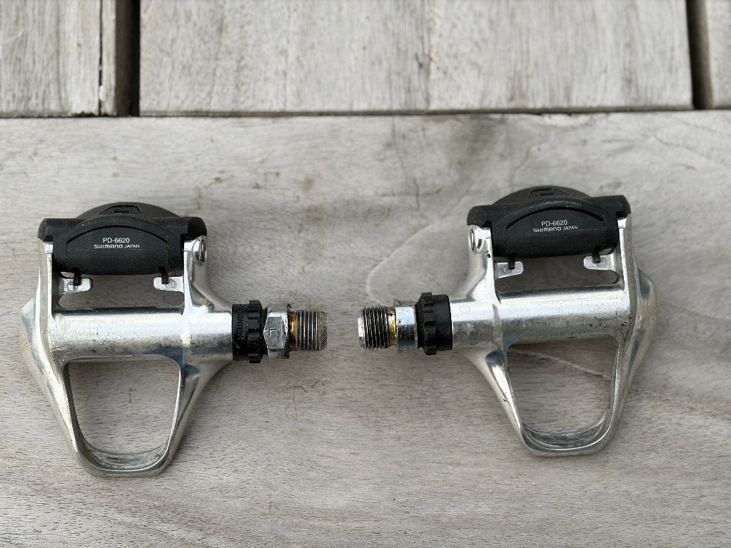 Shimano PD-6620 klikpedalen racefiets, Fietsen en Brommers, Fietsonderdelen, Crankstel of Pedalen, Gebruikt, Ophalen of Verzenden