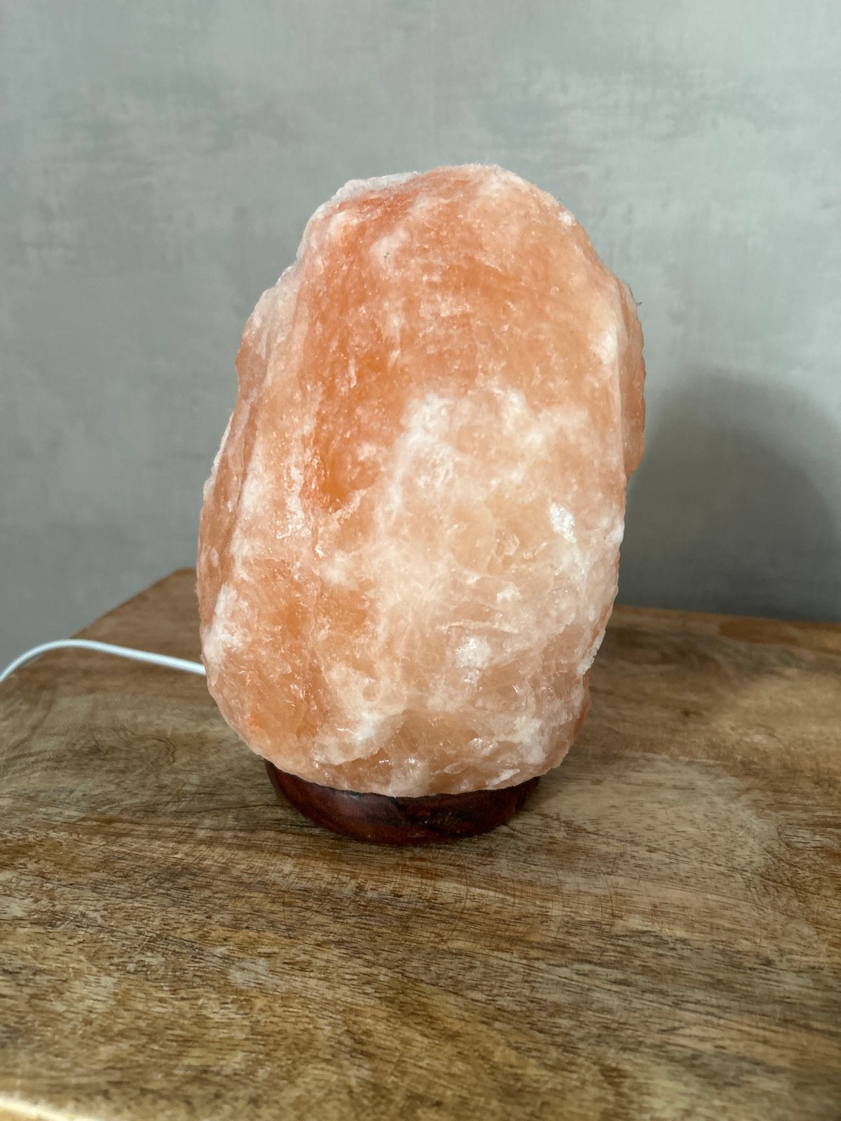 Himalaya Zoutlamp - 25 CM Hoog, Huis en Inrichting, Gebruikt, Overige stijlen, Ophalen of Verzenden, Oranje