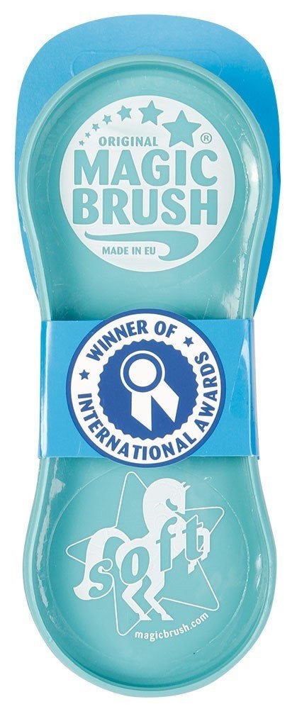 Magic brush Soft, zachte borstel, Turquoise, Dieren en Toebehoren, Ophalen of Verzenden, Nieuw, Borstel