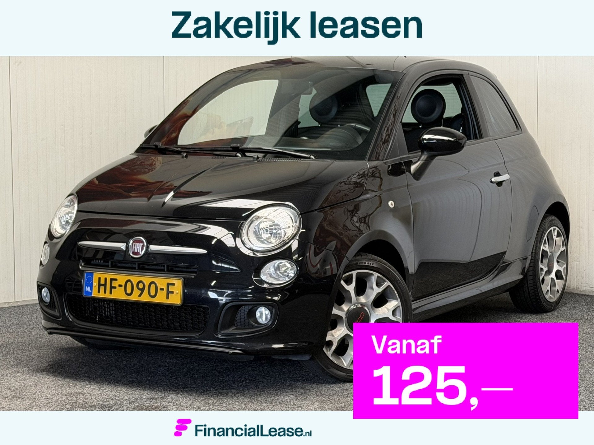 Fiat 500 500S 0.9 TWIN AIR TURBO DIGITAAL DASHBOARD HALF LED, Voorwielaandrijving, Dealer onderhouden, Gebruikt, Startonderbreker