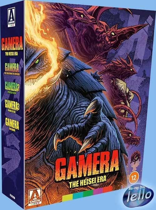 Blu-ray: Gamera: The Heisei Era (1995-2005) 4-BD UK Box Set, Ophalen of Verzenden, Nieuw in verpakking, Horror