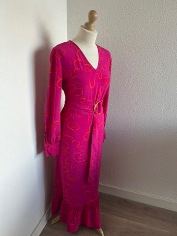 Fabienne Chapot maat 40 roze Carlotta dress 1607, Kleding | Dames, Jurken, Maat 38/40 (M), Ophalen of Verzenden, Zo goed als nieuw