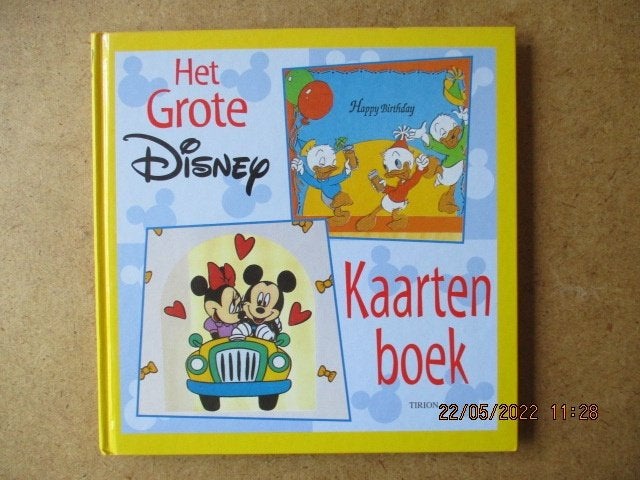 adv6509 het grote disney kaarten boek, Eén stripboek, Ophalen, Gelezen