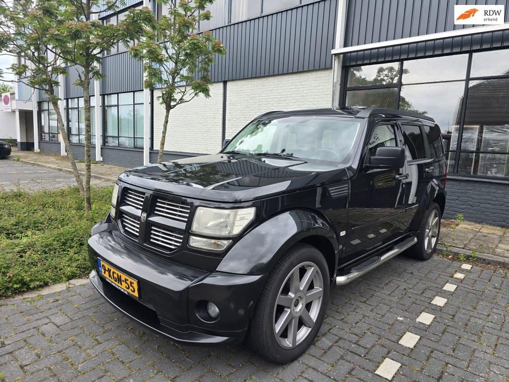 Dodge Nitro 2.8 CRD R/T Leder Dakraam Trekhaak Nieuwe APK, Auto's, Automaat, Gebruikt, Zwart, 4 cilinders