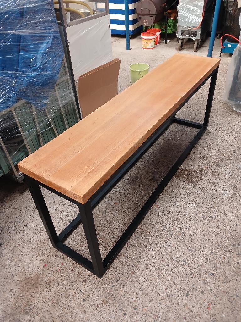 sidetables tafel, Ophalen, Zo goed als nieuw, 150 tot 200 cm, Industrieel