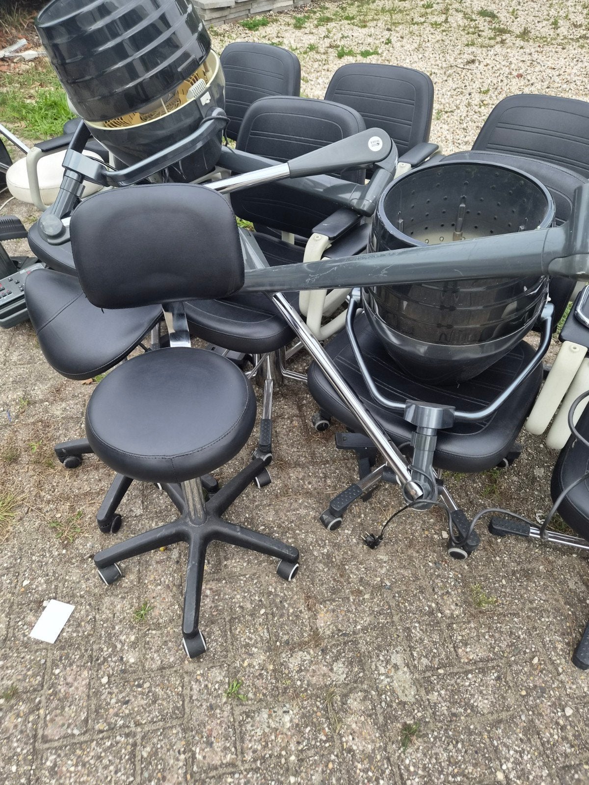 Kappersstoelen Kapper. 12x, Ophalen