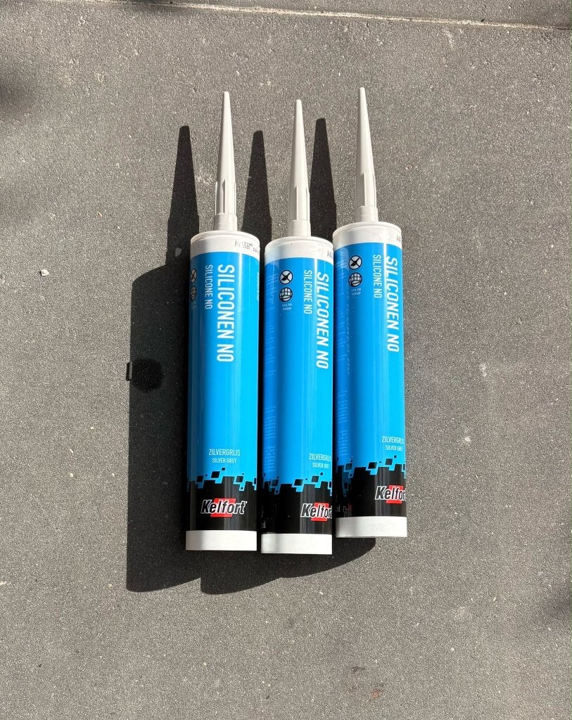 Kelfort Siliconen NO Zilvergris - 3 stuks, Ophalen, Nieuw, Overige typen