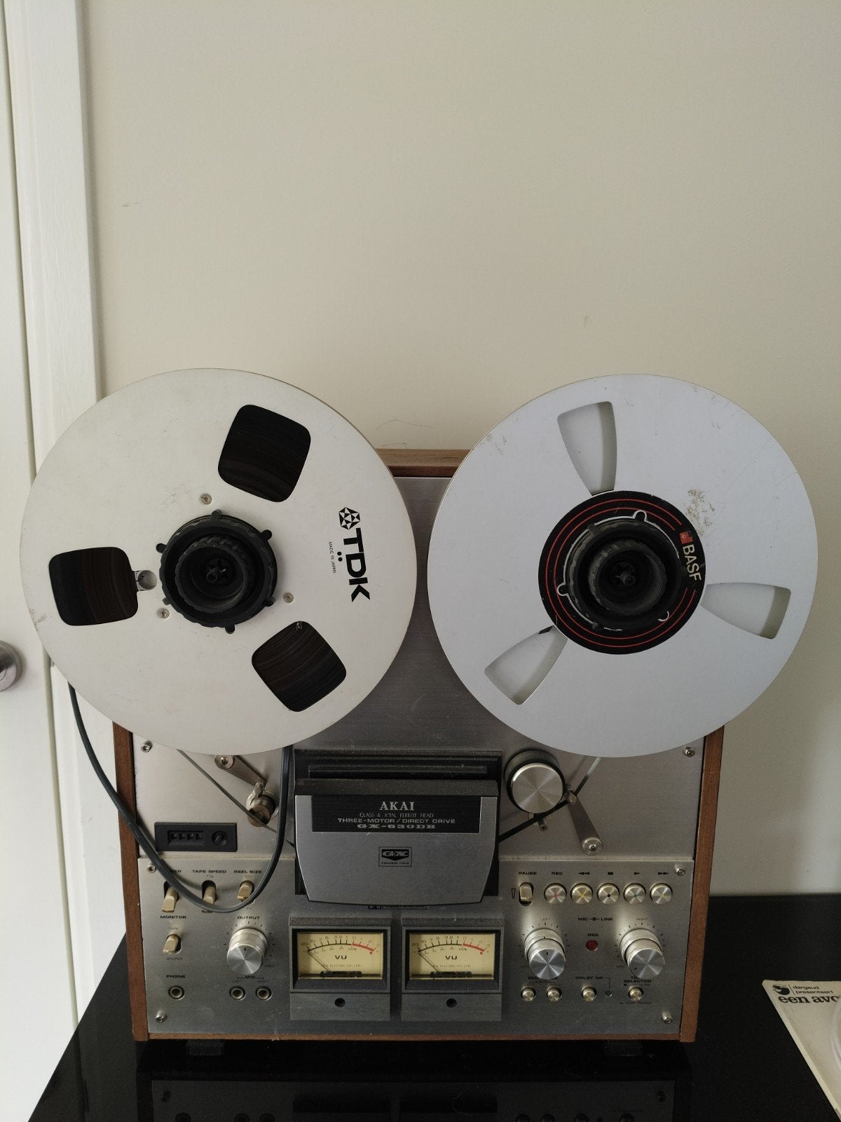 Akai GX-630DB Bandrecorder - Niet getest, 'as is' verkoop, Audio, Tv en Foto, Bandrecorders, Bandrecorder, Met banden, Ophalen